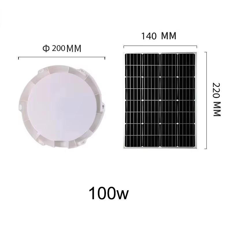 60/500W LED Solar Ceiling Light Pendant Light Outdoor Indoor Solar-Power Lamp with Line Corridor Light for Garden Decoration Hot