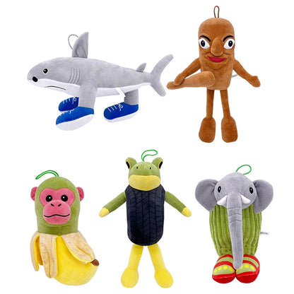 Italian Brainrot Tung Tung Tung Sahur Plush Toys 22-47Cm Tungtung Sahur Tralalero Tralala Shark Plush Soft Stuffed Toy Doll Gift