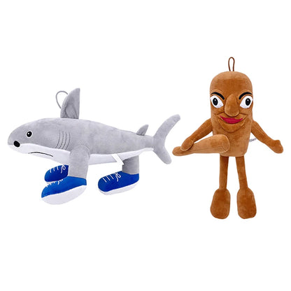 Italian Brainrot Tung Tung Tung Sahur Plush Toys 22-47Cm Tungtung Sahur Tralalero Tralala Shark Plush Soft Stuffed Toy Doll Gift