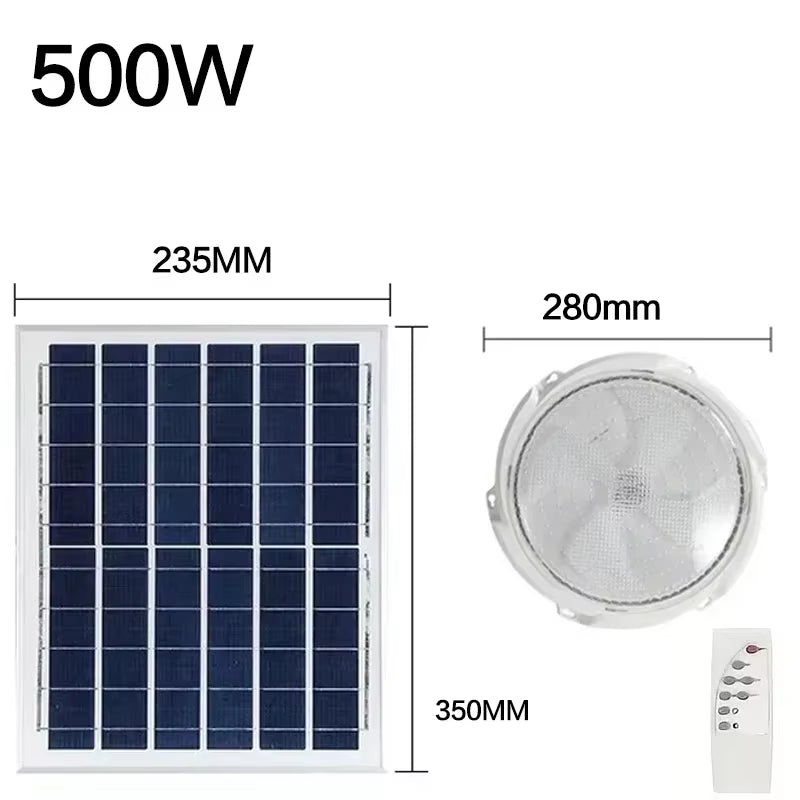 60/500W LED Solar Ceiling Light Pendant Light Outdoor Indoor Solar-Power Lamp with Line Corridor Light for Garden Decoration Hot
