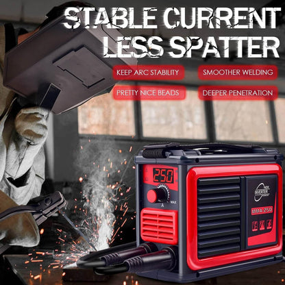 Soldadora Electrica Portatil Inversor 250A 110V / Maquina De Soldar MMA ARC