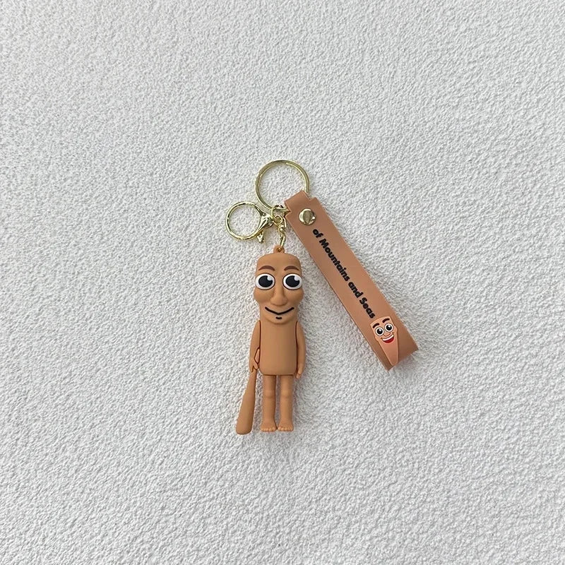 Tralalero Tralalas Keychain Italian Brainrot Tungtung Sahur Car Key Ring Figures Cappuccino Toy Keychains Bag Pendant Decor Gift