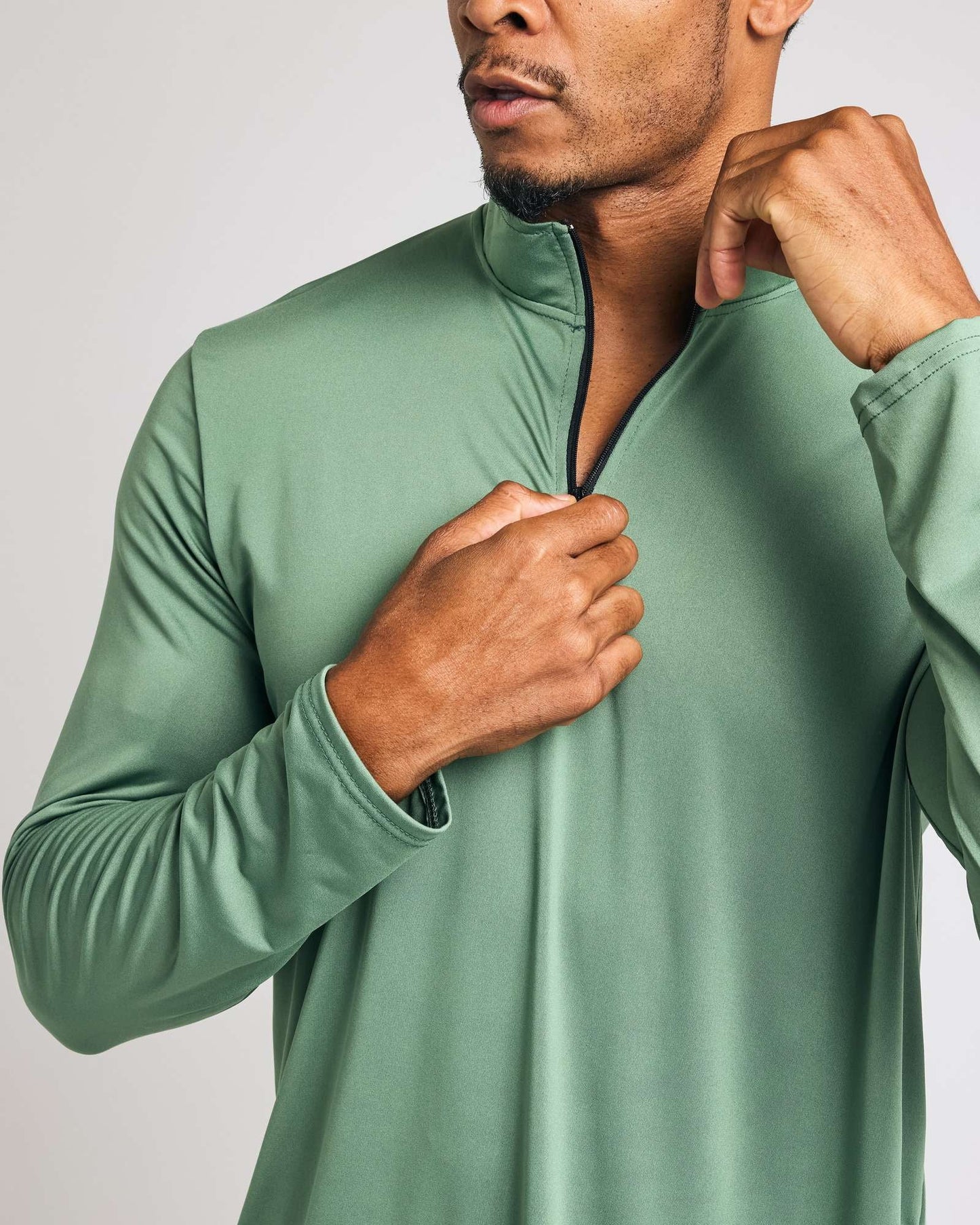 3 Pack: Men'S Dry-Fit Active Quarter Zip Long Sleeve Athletic Performance Pullover (Available in Big & Tall)