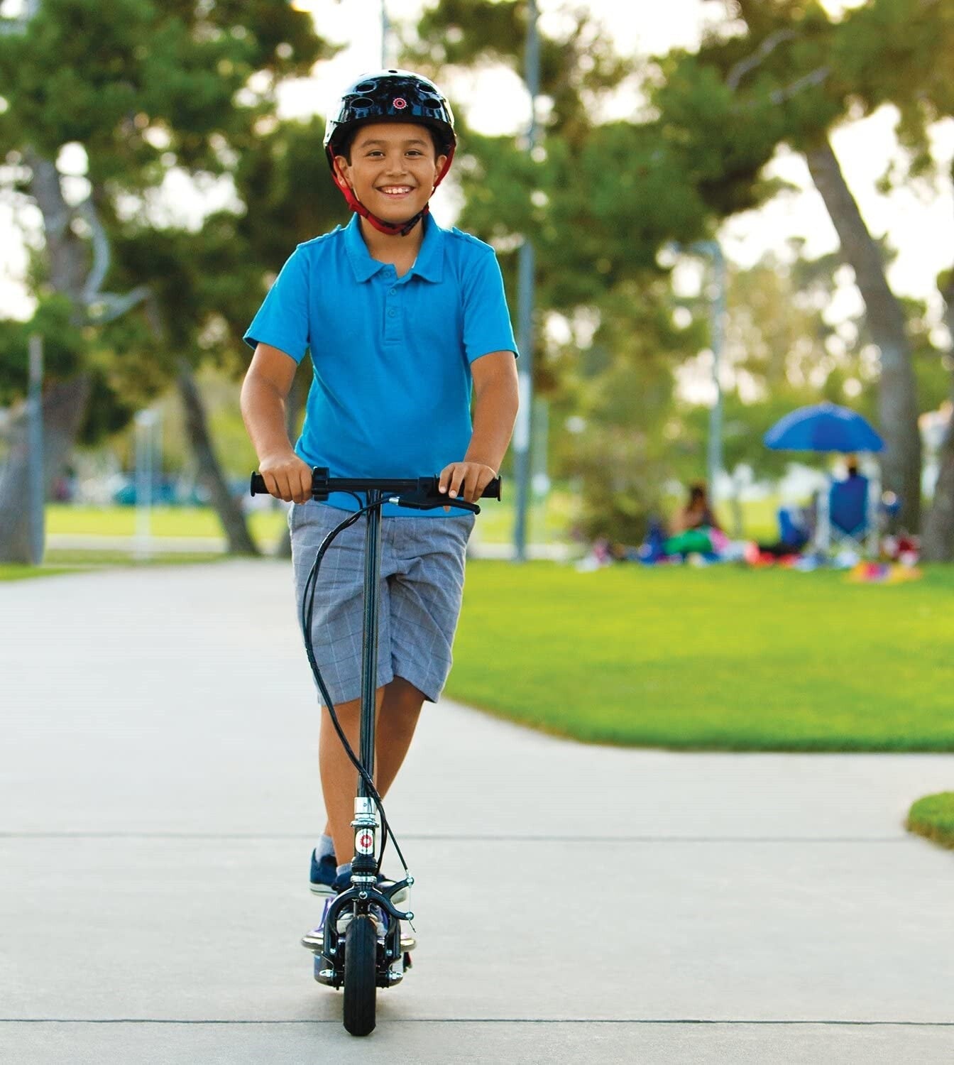 Scooter Patineta Electrica Transporte Ecologico Con Luces LED Velocidad De 10Mph