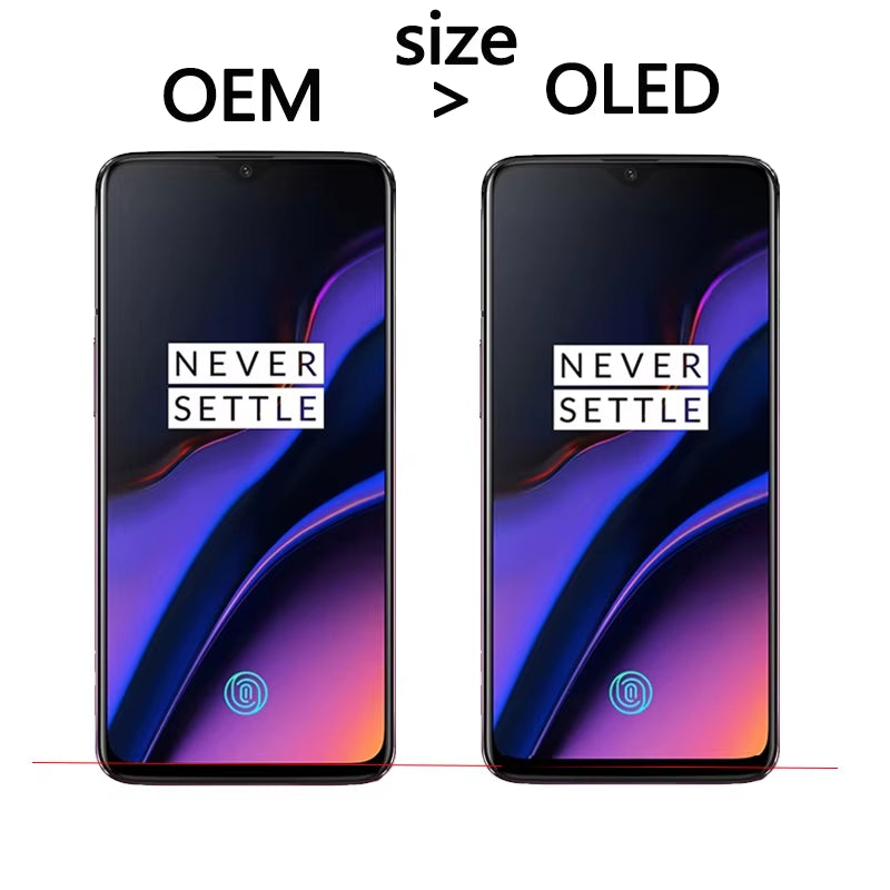 Super AMOLED Display for Oneplus 5 5T 6 6T 7 7T 8 8T 7Pro 8Pro 9 9R 9Pro 10Pro LCD Display Touch Screen LCD Panel Replacement