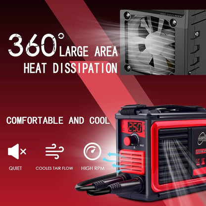 Soldadora Electrica Portatil Inversor 250A 110V / Maquina De Soldar MMA ARC