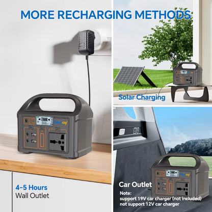 100W 24000Mah Portable Power Station 220V/110V Power Bank 76.8Wh Solar Power Generator Lifepo4 Outdoor Energy for Camping Travel