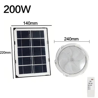 60/500W LED Solar Ceiling Light Pendant Light Outdoor Indoor Solar-Power Lamp with Line Corridor Light for Garden Decoration Hot