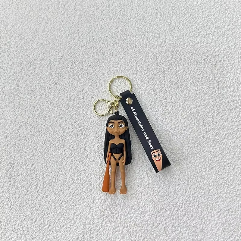 Tralalero Tralalas Keychain Italian Brainrot Tungtung Sahur Car Key Ring Figures Cappuccino Toy Keychains Bag Pendant Decor Gift