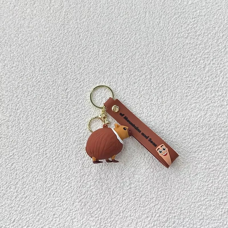 Tralalero Tralalas Keychain Italian Brainrot Tungtung Sahur Car Key Ring Figures Cappuccino Toy Keychains Bag Pendant Decor Gift
