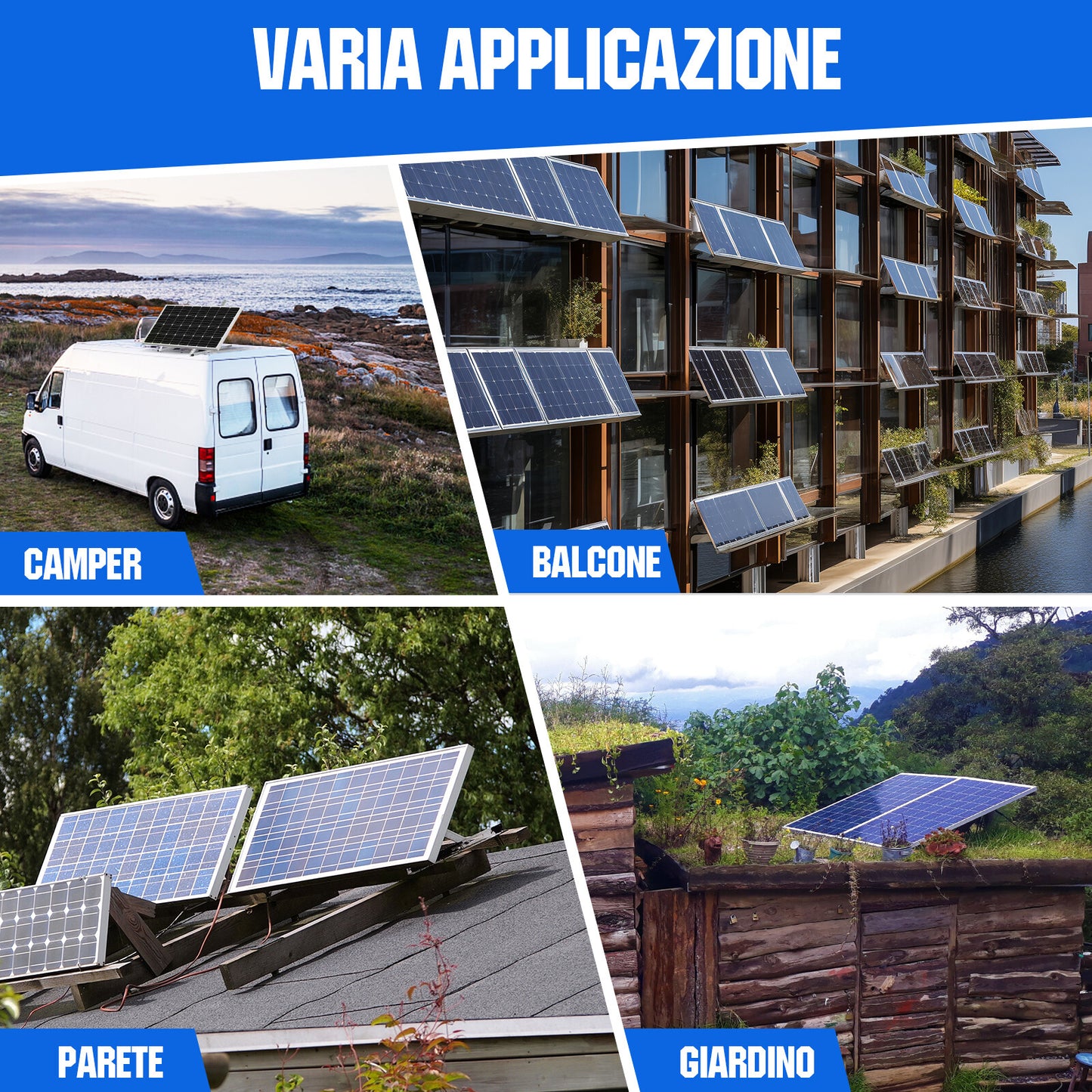 Kit De Panel Solar Y Soporte De Seguimiento ECO-WORTHY 200W 400W 800W 1000W Vatios