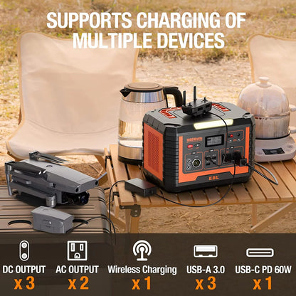 BEYGO 1000W Continuous Portable Power Station