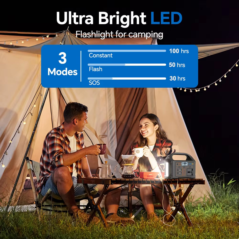 100W 24000Mah Portable Power Station 220V/110V Power Bank 76.8Wh Solar Power Generator Lifepo4 Outdoor Energy for Camping Travel